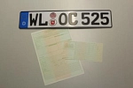 Kennzeichen mit Zulasusngsdokumenten © Landkreis Harburg
