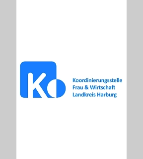 Das Logo der Koordinierungsstelle Frau und Wirtschaft im Landkreis Harburg