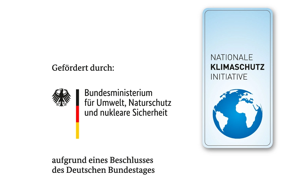 Logos BMU und Nationale Klimaschutzinitiative © Bundesministerium für Umwelt, Naturschutz und nukleare Sicherheit