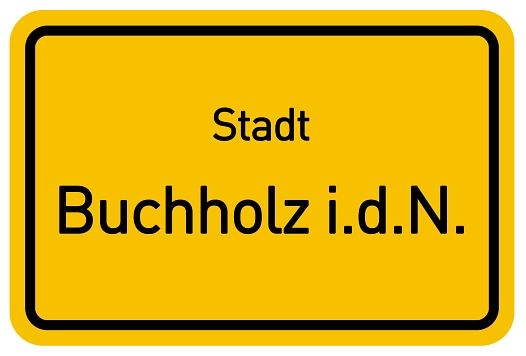 Ortstafel Buchholz © Landkreis Harburg